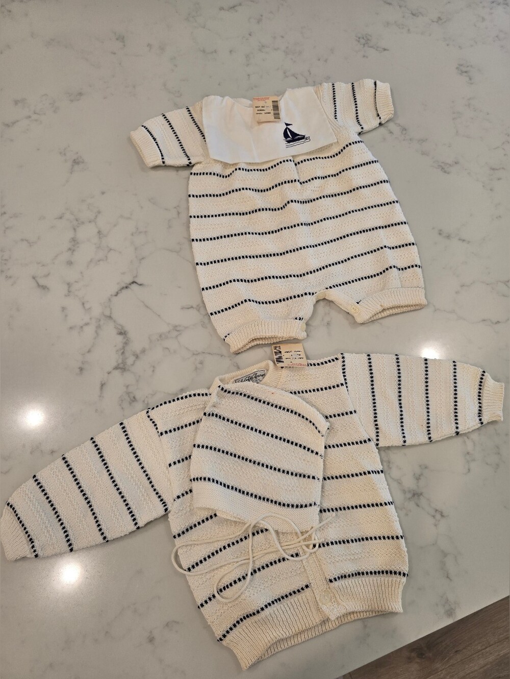 Saks fifth avenue Vintage Classic Knit Sailor set